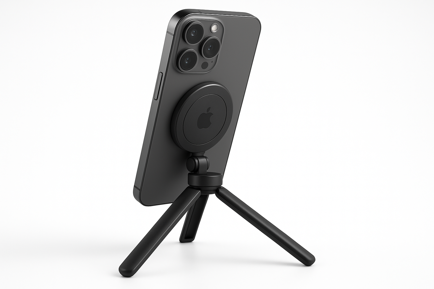 MagSafe Tripod Attached to iPhone Product Image