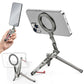 Magnetic tripod for MagSafe iPhone, perfect for hands-free photography and video streaming.